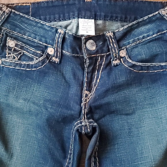 True Religion Wide Leg Jeans - Picture 5 of 9